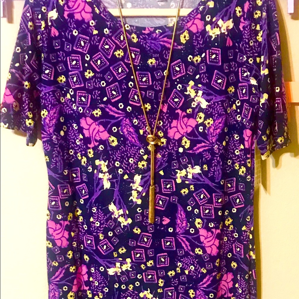 LuLaRoe Julia Pencil Dress - Large